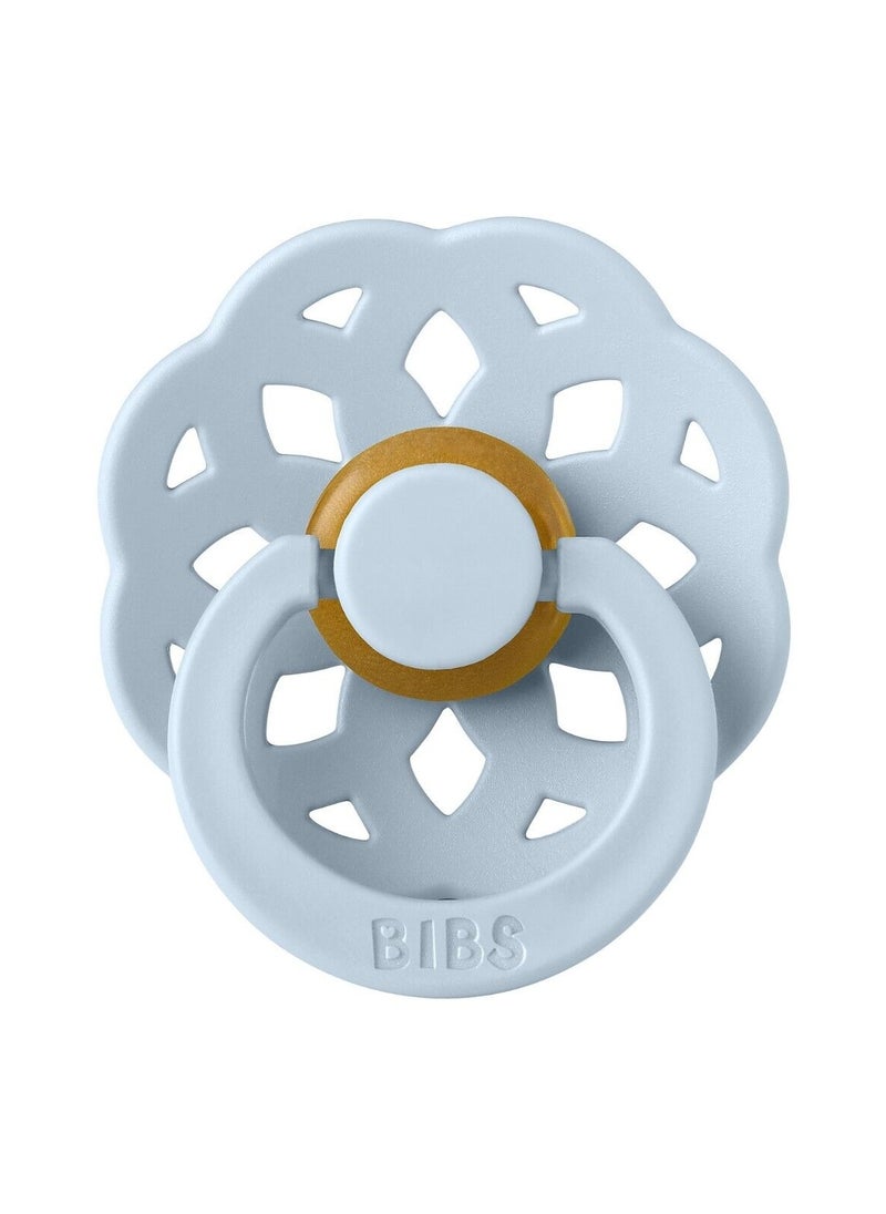 BIBS Natural Rubber  Pacifier Pack Of 2  Blue And Island Sea