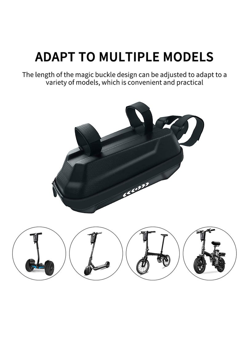 Scooter Storage Bag 3L Handlebar Compatible with Xiaomi M365 Electric Front Hanging Waterproof EVA for Carrying Charger Tools Repair