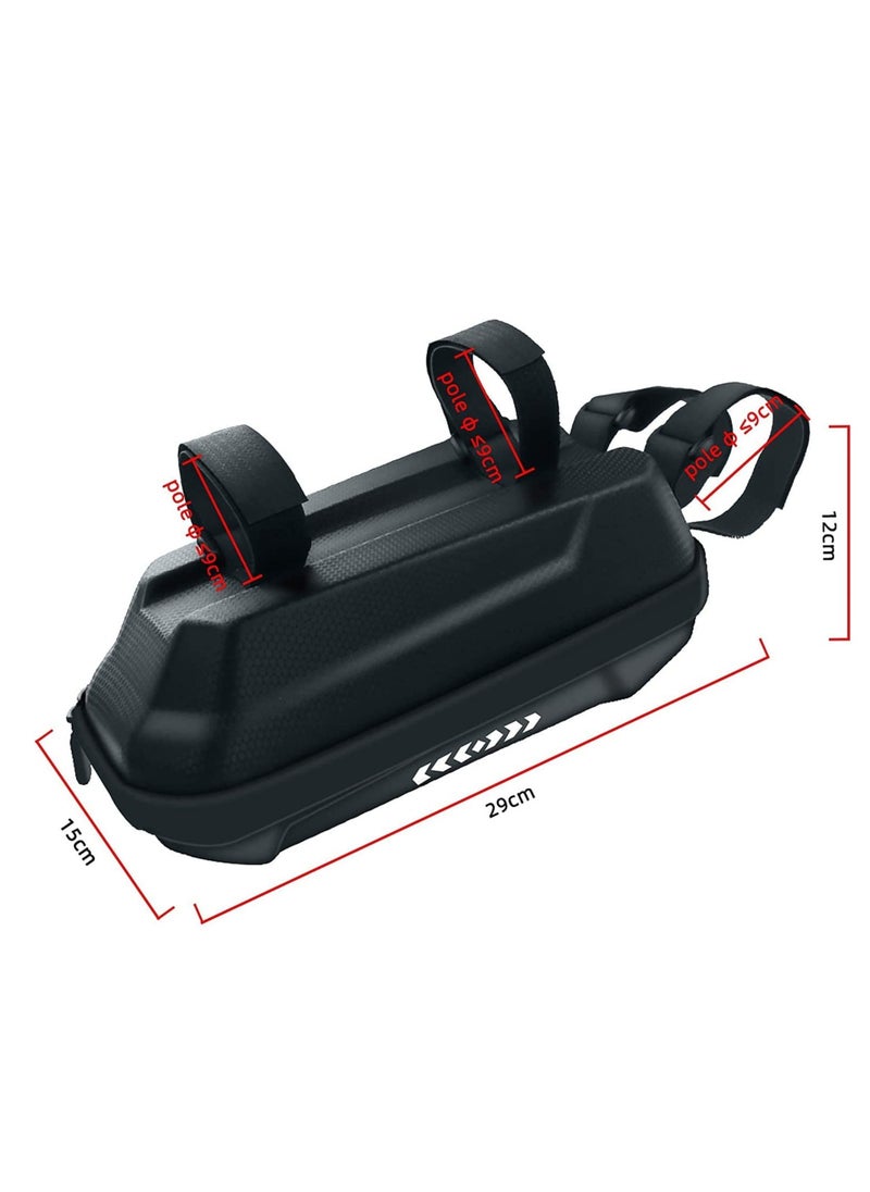 Scooter Storage Bag 3L Handlebar Compatible with Xiaomi M365 Electric Front Hanging Waterproof EVA for Carrying Charger Tools Repair