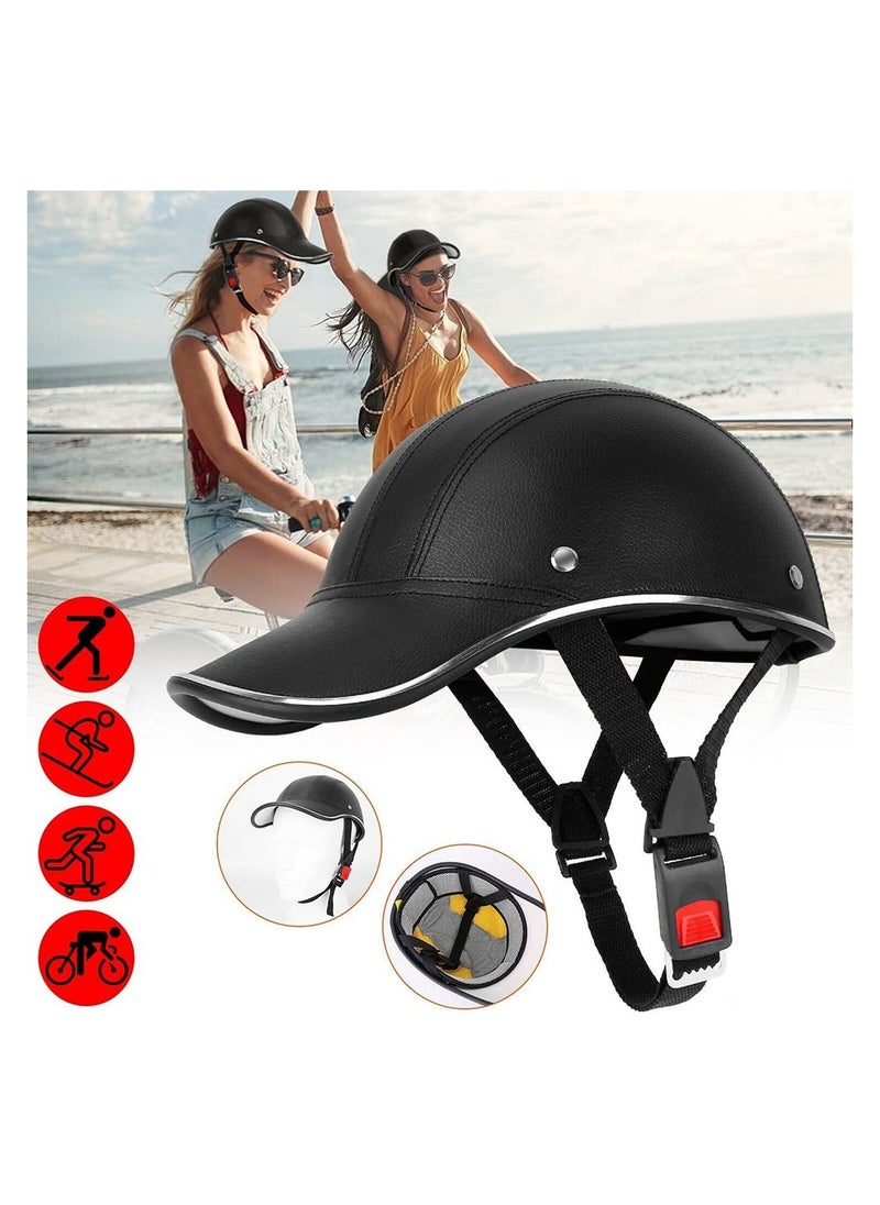 Adjustable Urban Style Bicycle Helmet for Adults and Teens - Ideal for Cycling, Mountain Biking, and Road Riding - Unisex Design for Men and Women.