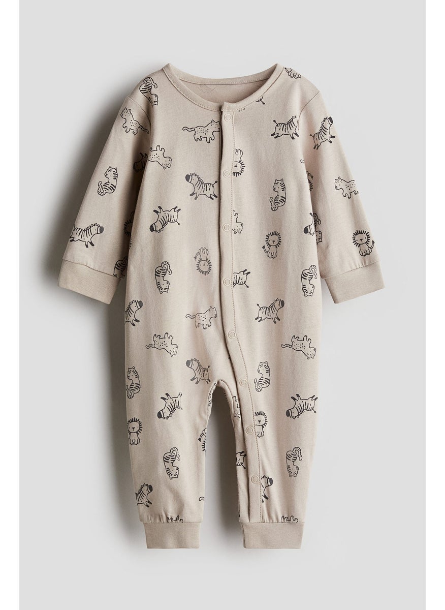 Printed Cotton Sleepsuit