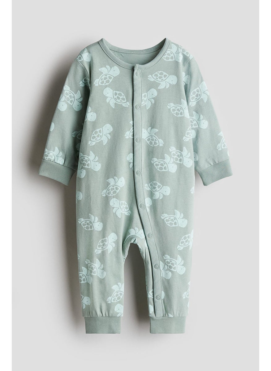 Printed Cotton Sleepsuit