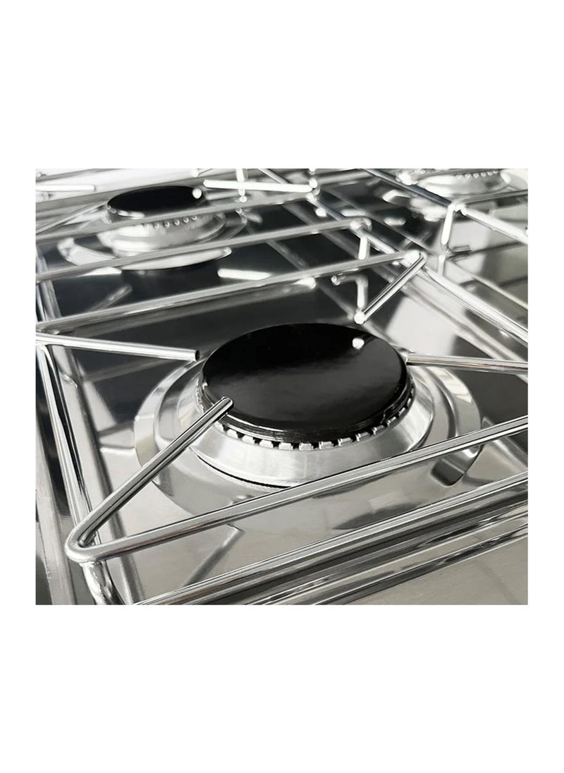 Smokeless Gas Cooking Stove Outdoor Kitchen Free Standing Stove 4 Burner Gas Cooktops