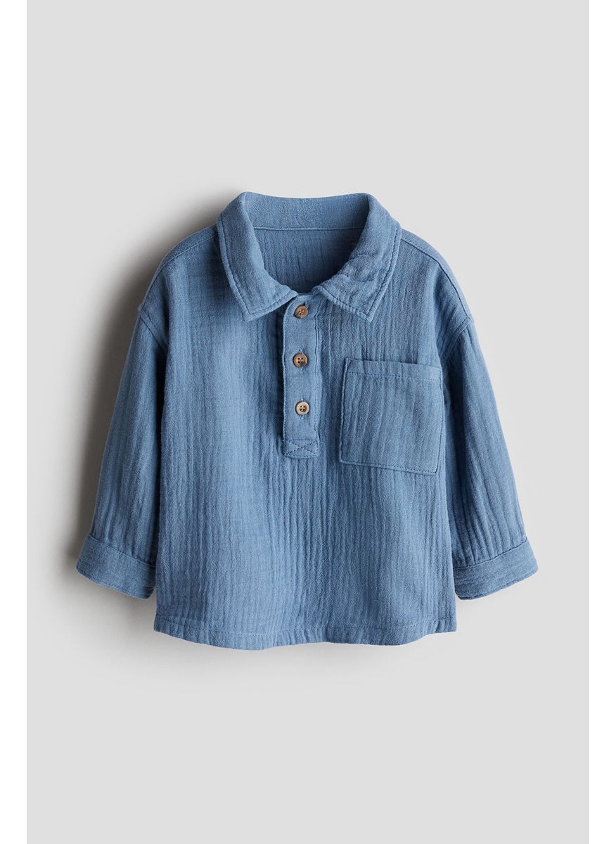 Cotton Muslin Shirt