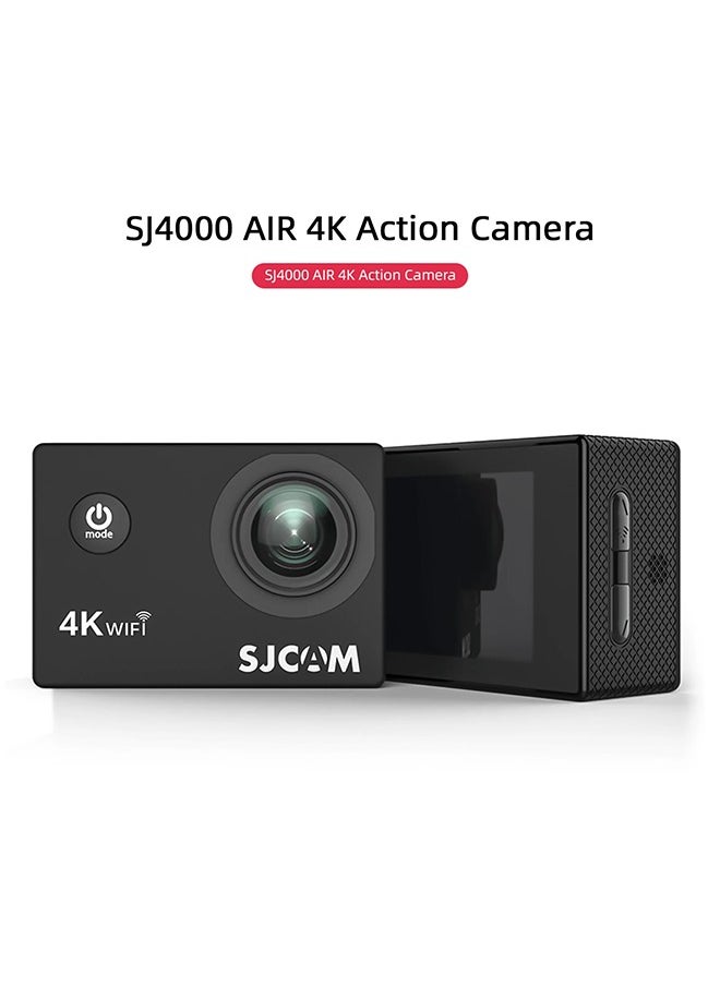 Sj4000Air 4K Hd Action Camera 2Inch Ips Screen 16Mp 170°Wide Angle 30M Waterproof Support Wifi Waterproof Case Adapters