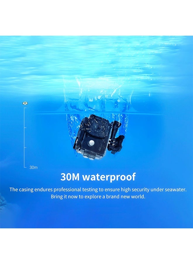Sj4000Air 4K Hd Action Camera 2Inch Ips Screen 16Mp 170°Wide Angle 30M Waterproof Support Wifi Waterproof Case Adapters