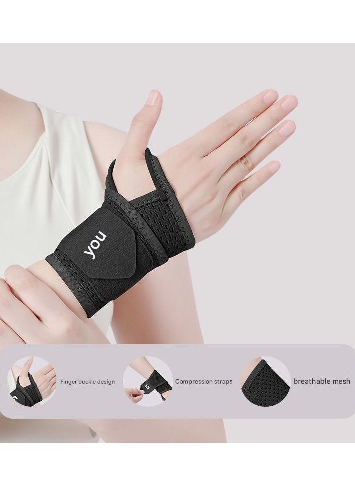 Sports And Fitness Wristband Wrist Sprain Tendon Sheath Male Only Female Only Joint Thin Breathable And Pressure Strap Summer