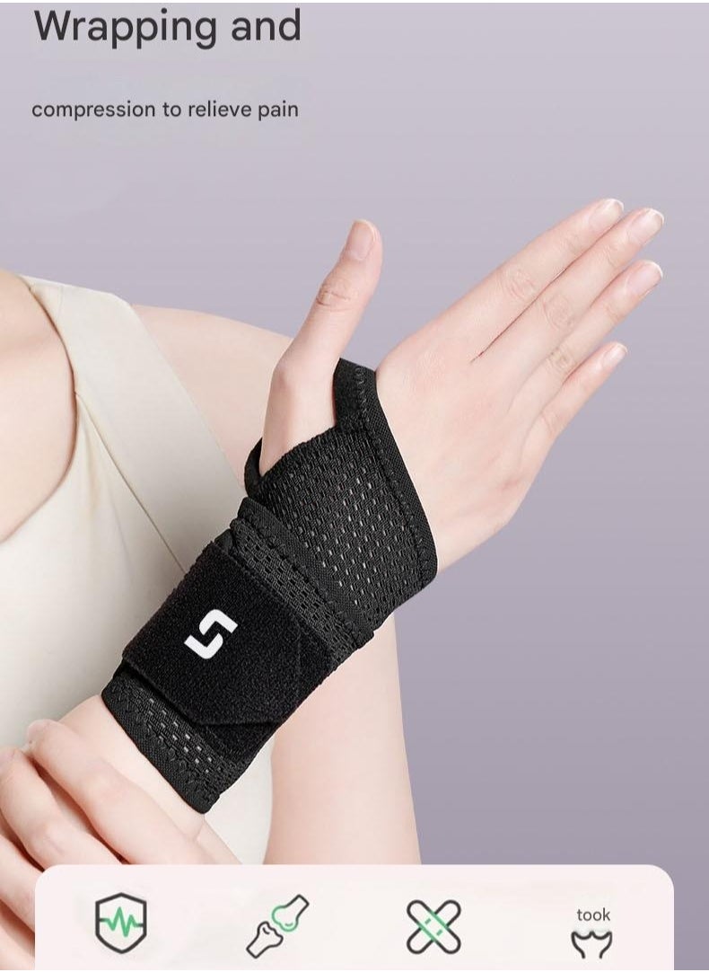 Sports And Fitness Wristband Wrist Sprain Tendon Sheath Male Only Female Only Joint Thin Breathable And Pressure Strap Summer