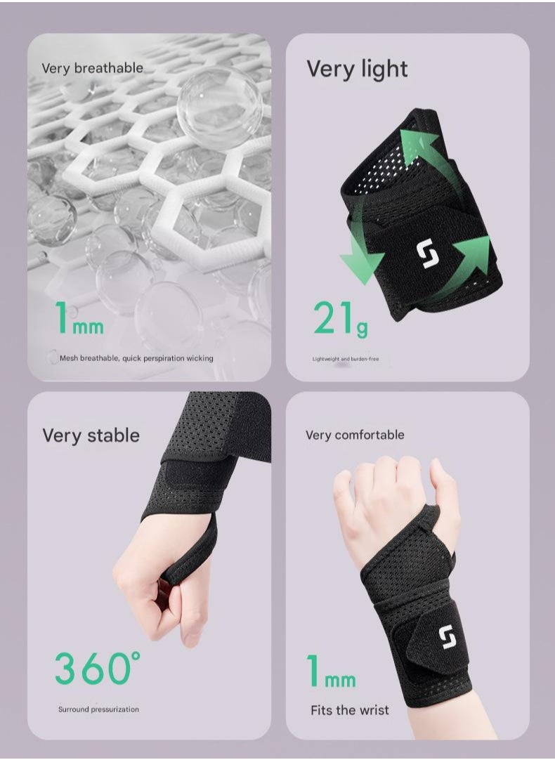 Sports And Fitness Wristband Wrist Sprain Tendon Sheath Male Only Female Only Joint Thin Breathable And Pressure Strap Summer