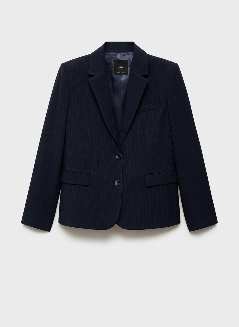 Pinstripe Suit Blazer