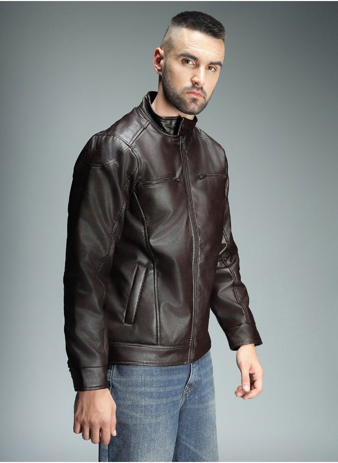 Men Brown Jackets