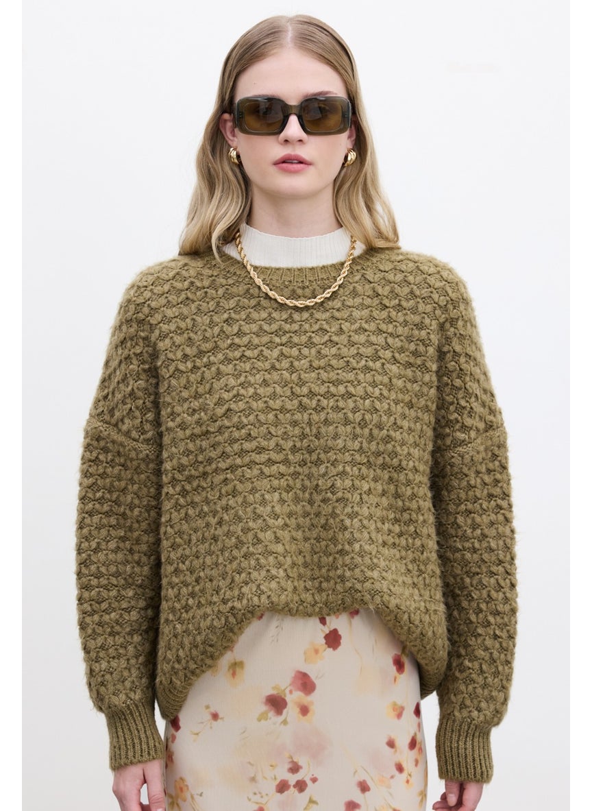 Patterned Knitted Sweater Soil