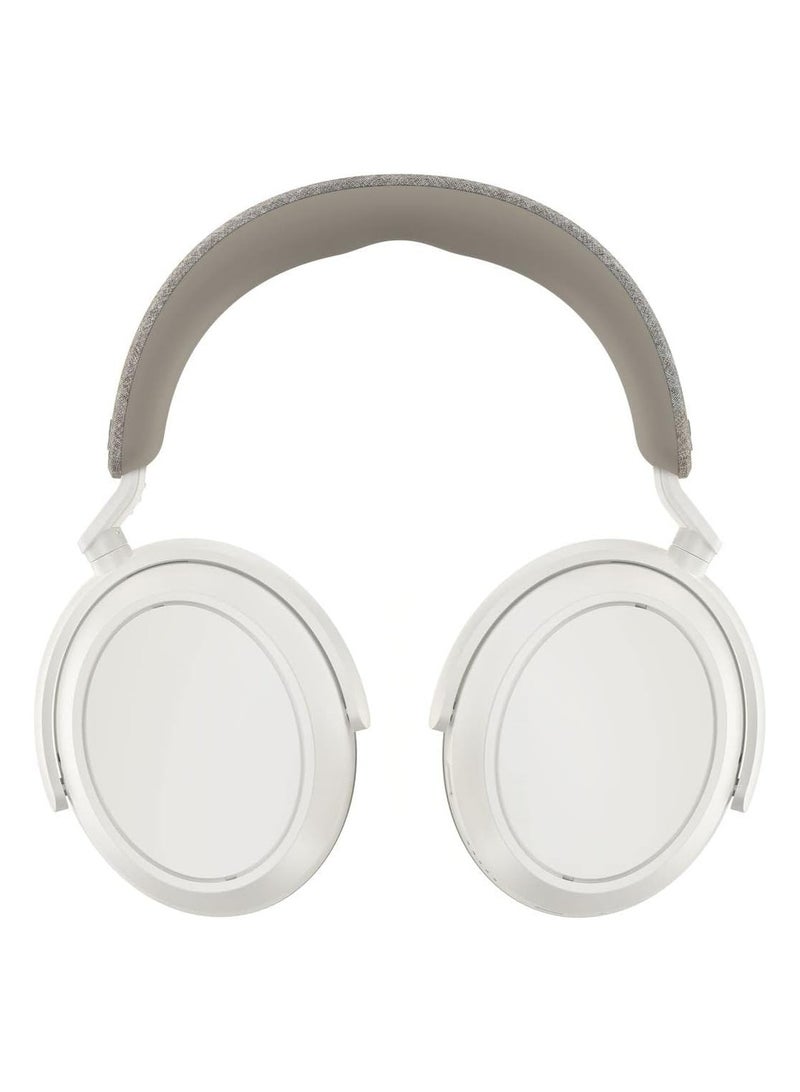 Momentum 4 Wireless Bluetooth Headset for Crystal-Clear Calls with Adaptive Noise Cancellation, 60h Battery Life, Customizable Sound White