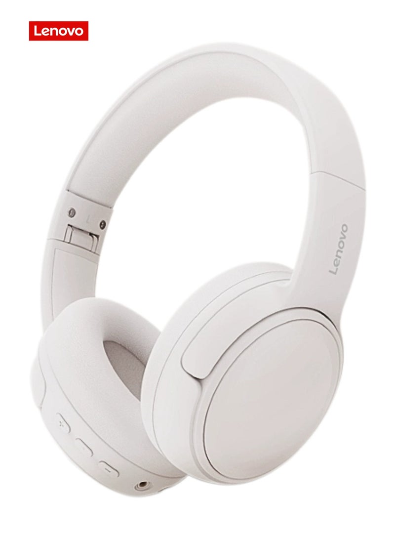 EB320 Foldable Bluetooth Headphones with 40mm Drivers for Immersive Sound and Comfortable Wireless Freedom Sakura white