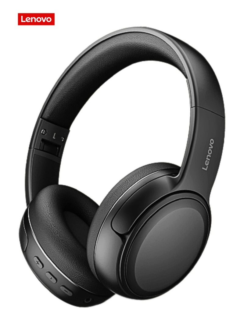 EB320 Foldable Bluetooth Headphones with 40mm Drivers for Immersive Sound and Comfortable Wireless Freedom black