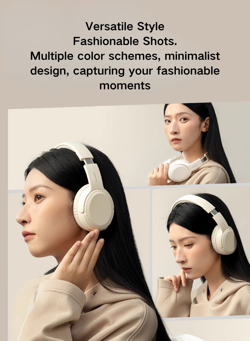 EB320 Foldable Bluetooth Headphones with 40mm Drivers for Immersive Sound and Comfortable Wireless Freedom black