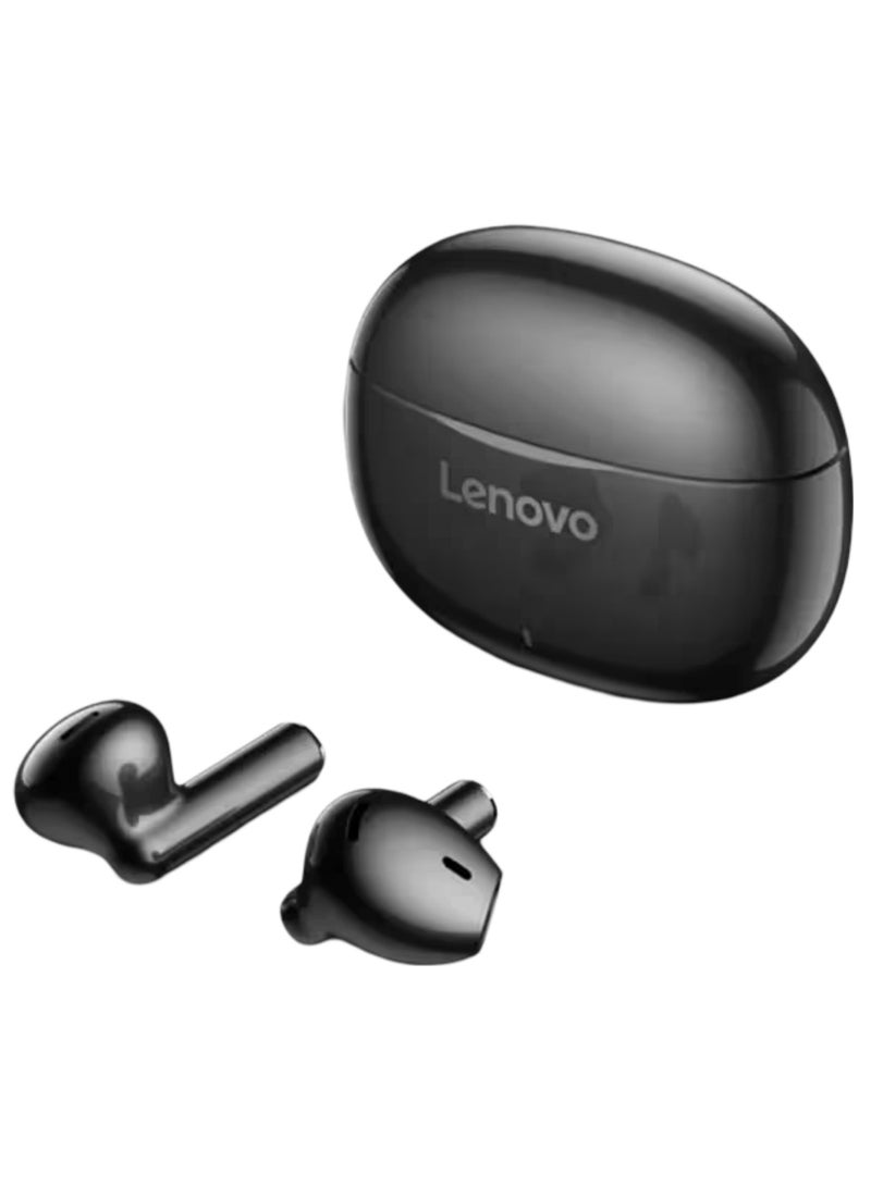 E310 True Wireless Stereo Earbuds, Bluetooth 5.3, 13mm Drivers, AI Call Noise Reduction, 20 Hours Playtime, USB-C Charging, Lightweight - Black , with 1-Year Replacement Warranty Black