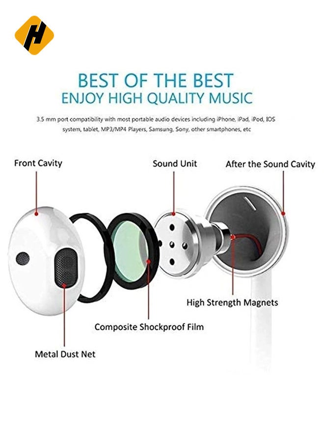 iPhone Earphones Wired Headphones Built-in Mic&Volume Control & Noise Cancellation In-Ear Earphones Earbuds Compatible for iPhone 11/12/13 Pro/XS Max/8/8plus 7/7plus Support for all iOS