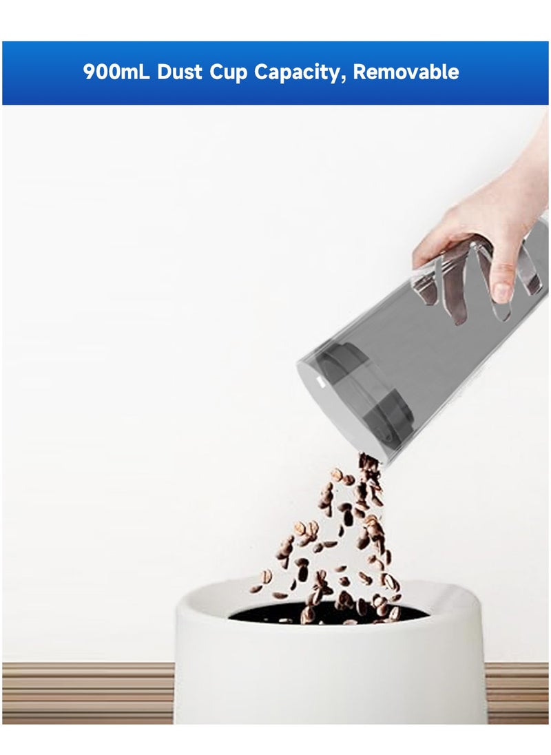 Handheld Vacuum Cleaner – 17000Pa Powerful Suction, 500W Motor, 900mL Dust Cup, Quiet Operation, 5-in-1 Multi-Surface Cleaning | BOMIDI S9 (Black)