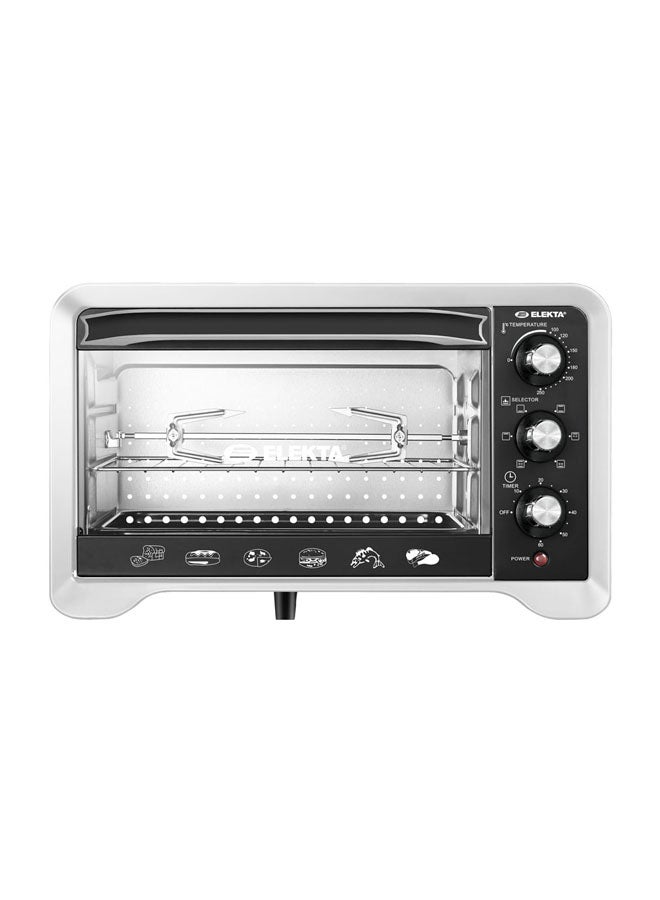 Electric Oven With Rotisserie 20.0 L 1380.0 W EBRO-587 Silver/Black