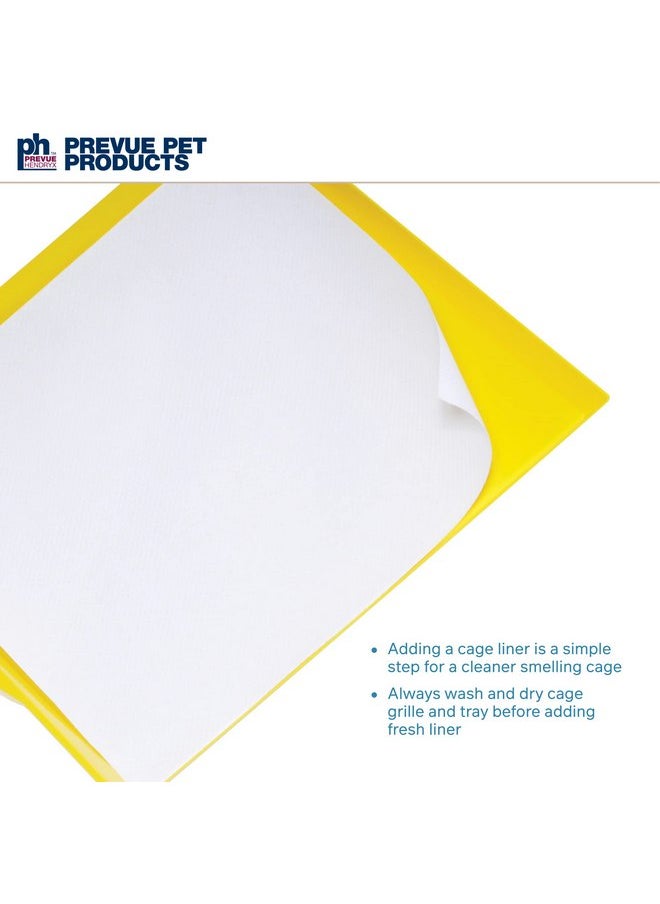 Prevue Hendryx Pet Products T3 Antimicrobial Cage Liner, 21-1/2-Inch by 100-Feet, White