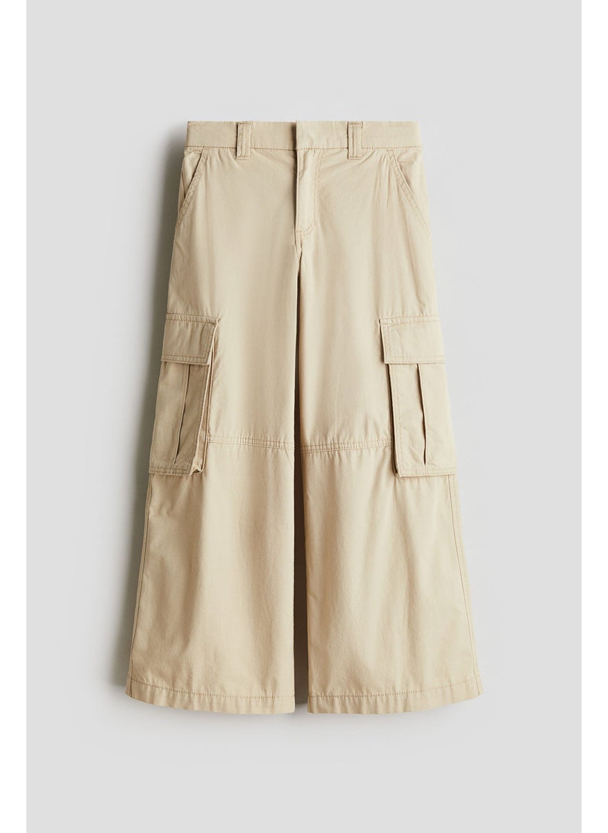 Wide Cargo Trousers