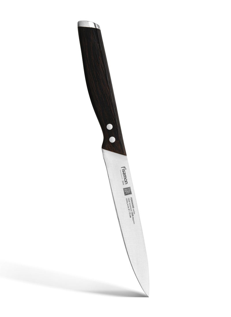 5'' Utility Knife  Ferdinand Series with Sharp Blade and Sturdy Non Slip Handle Minimalist Design Stainless Steel Suitable for Home Restaurant