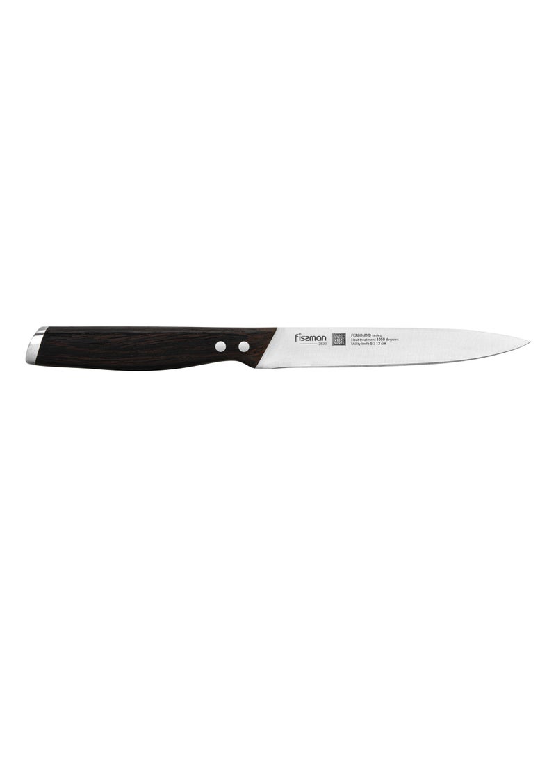 5'' Utility Knife  Ferdinand Series with Sharp Blade and Sturdy Non Slip Handle Minimalist Design Stainless Steel Suitable for Home Restaurant