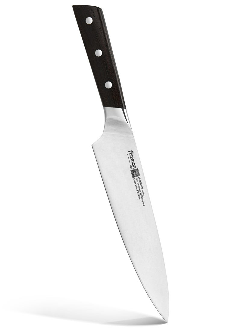 Fissman 8'' Chef's Knife FrankFruit Series, with Sturdy And Elegant Handle, Minimalist Design with Quality Stainless,Knife for Meat Vegetable Fruit with Ergonomic