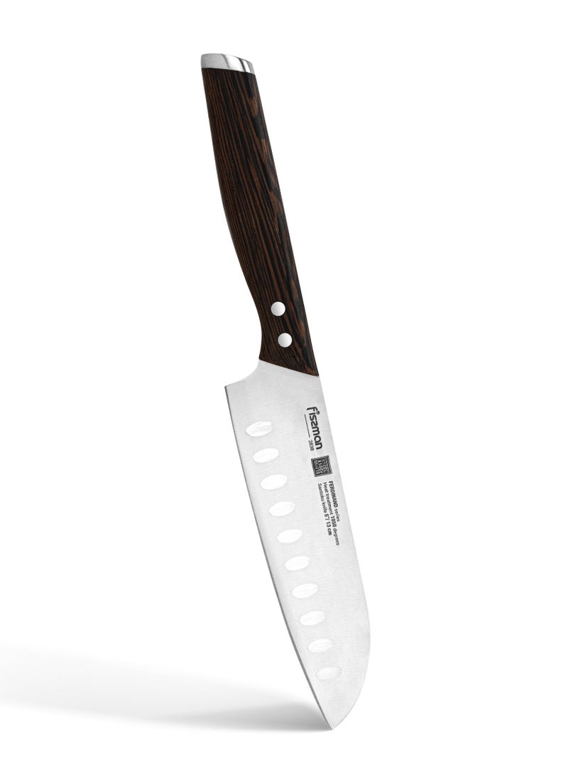 5'' Santoku  Ferdinand Series with Sharp Blade and Sturdy Non Slip Handle Minimalist Design Stainless Steel Suitable for Home Restaurant