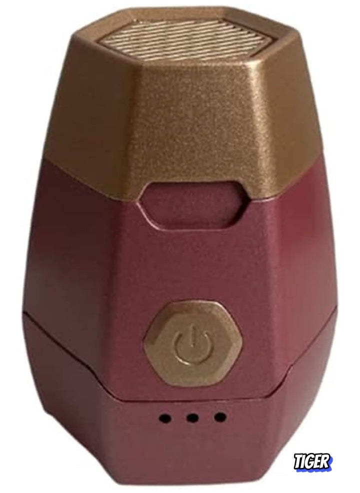 Well-Designed Aroma Diffuser – Electronic Incense Burner, Portable Smart Diffuser for Car & Home, Safe and Intimate, Rose Gold Finish, Perfect for Relaxation, Fresh Air, and Stress Relief