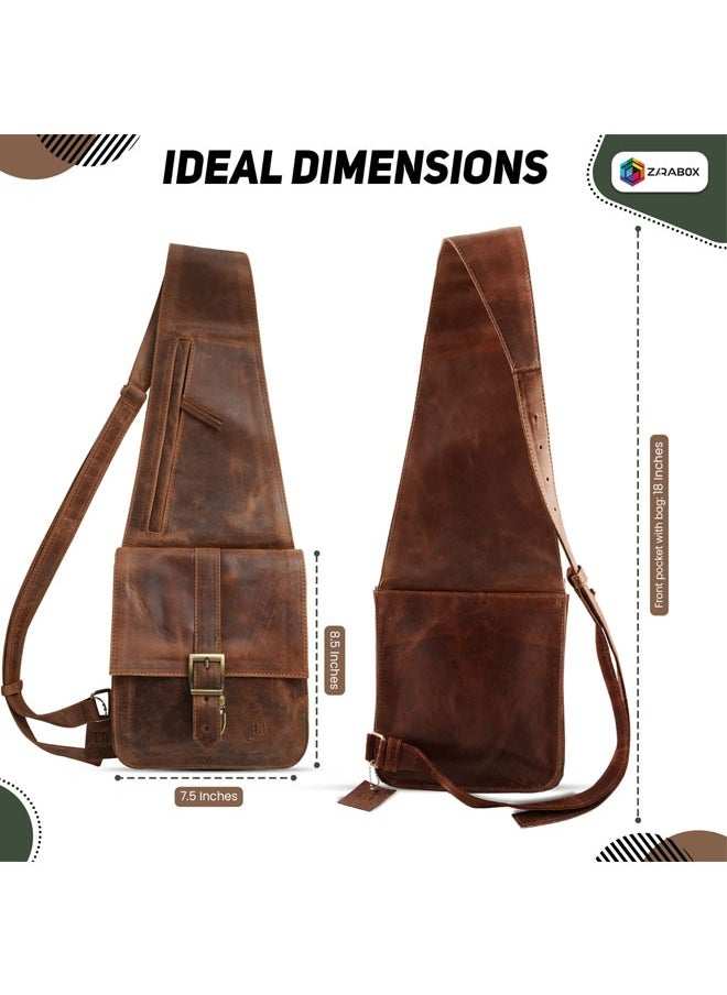 HERITAGE INSPIRED CROSSBODY BAG Handcrafted Vintage Genuine Leather Bag