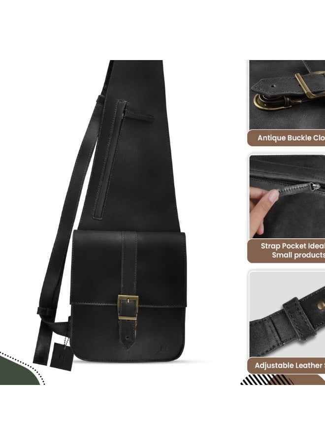 HERITAGE INSPIRED CROSSBODY BAG Handcrafted premium full grain leather