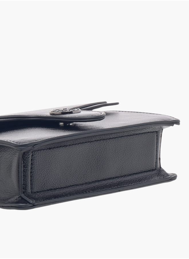 Womens Le Confort Crossbody Mettalic Wih Metal Strap