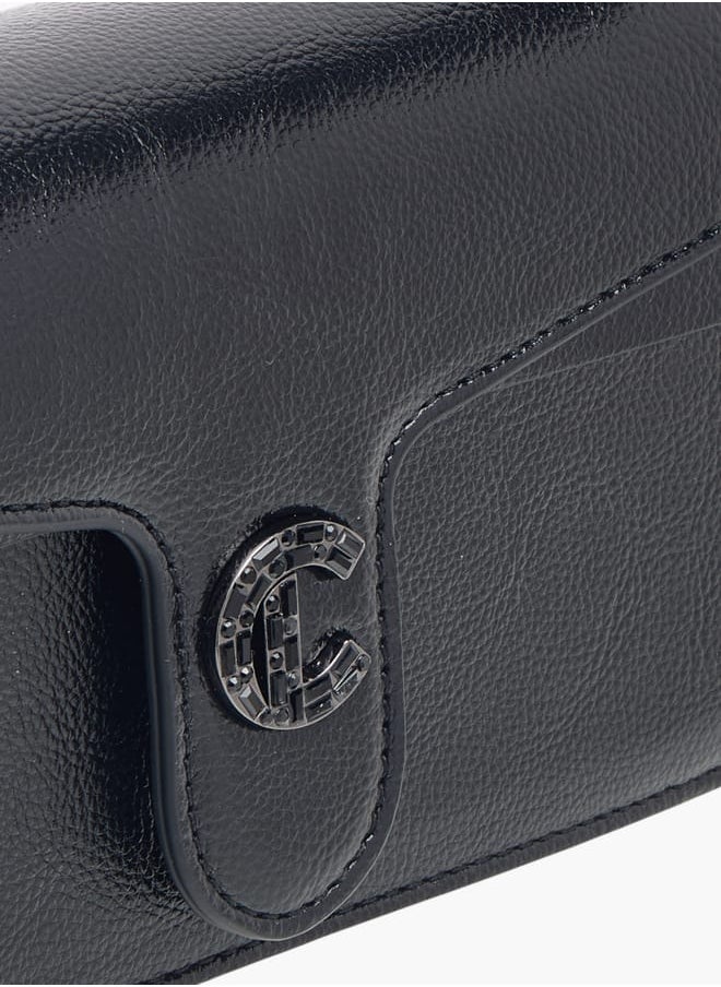 Womens Le Confort Crossbody Mettalic Wih Metal Strap