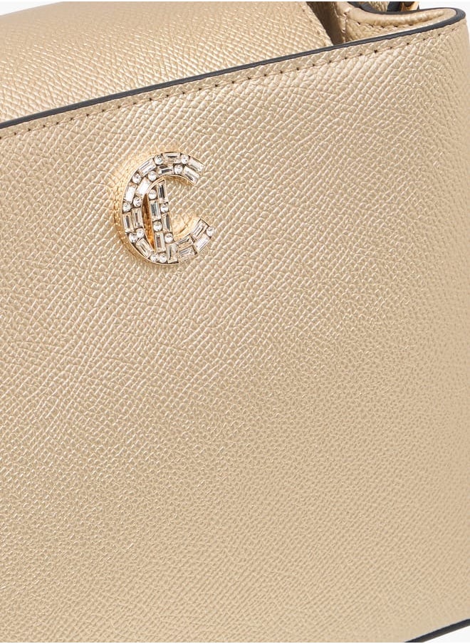 Women Textured Crossbody Bag with Handle