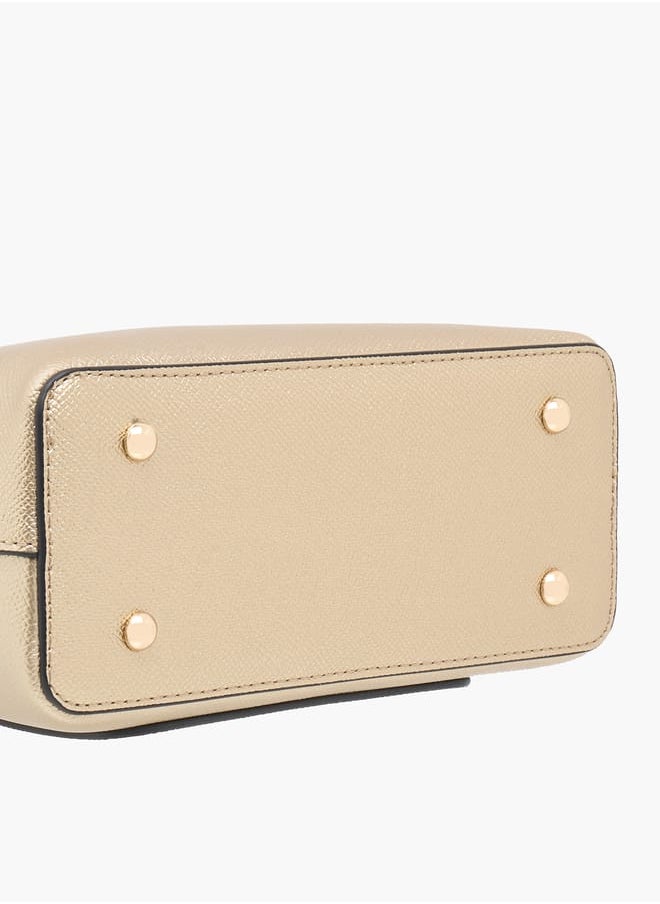 Women Textured Crossbody Bag with Handle