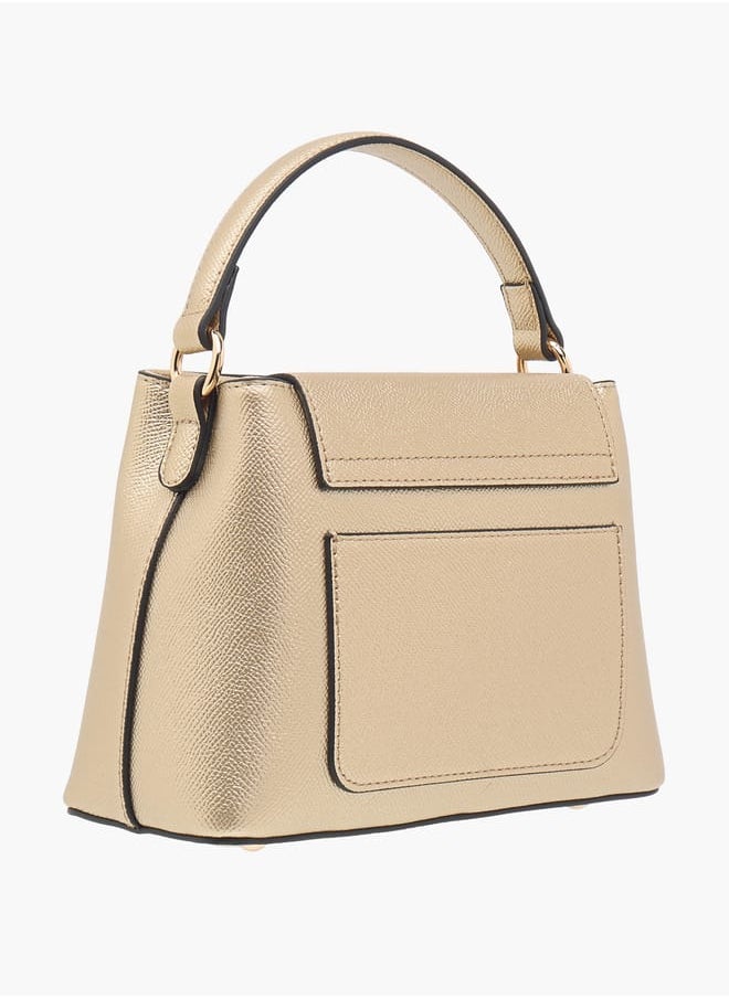 Women Textured Crossbody Bag with Handle