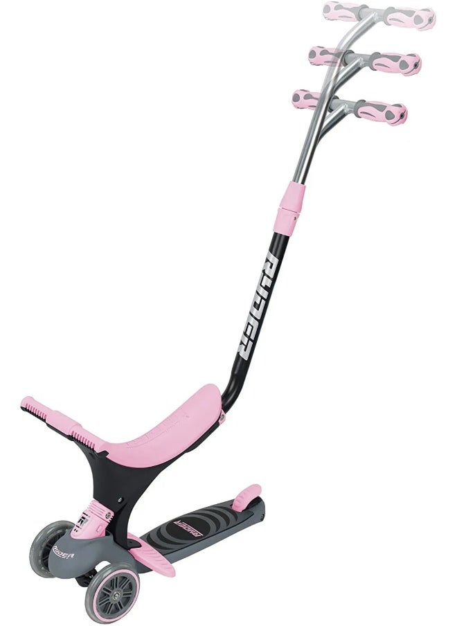 Ryder Avant 5-in-1 Convertible 3W Scooter (Pink)