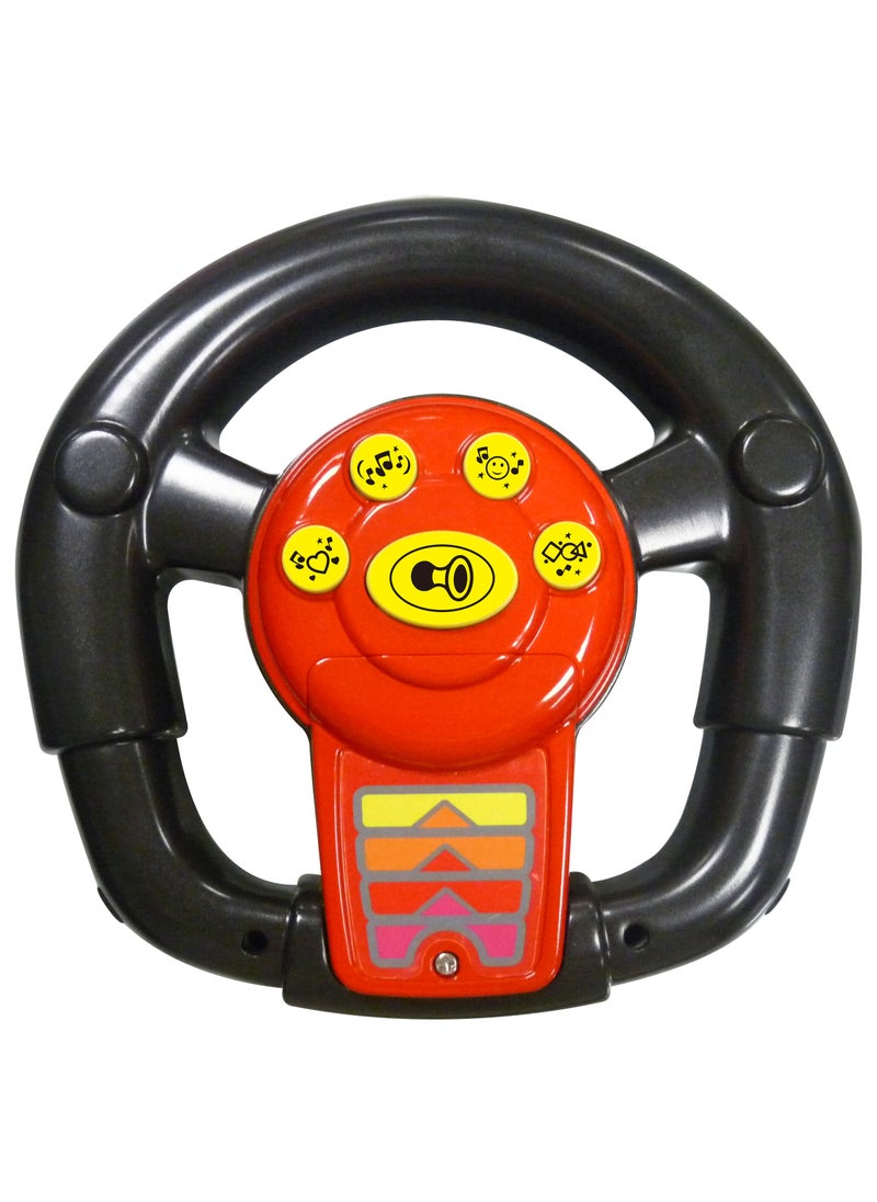 Lovely Baby Push Car 382A Ride on Toy Kids Car with Horn Button, High Backrest & Storage - Red