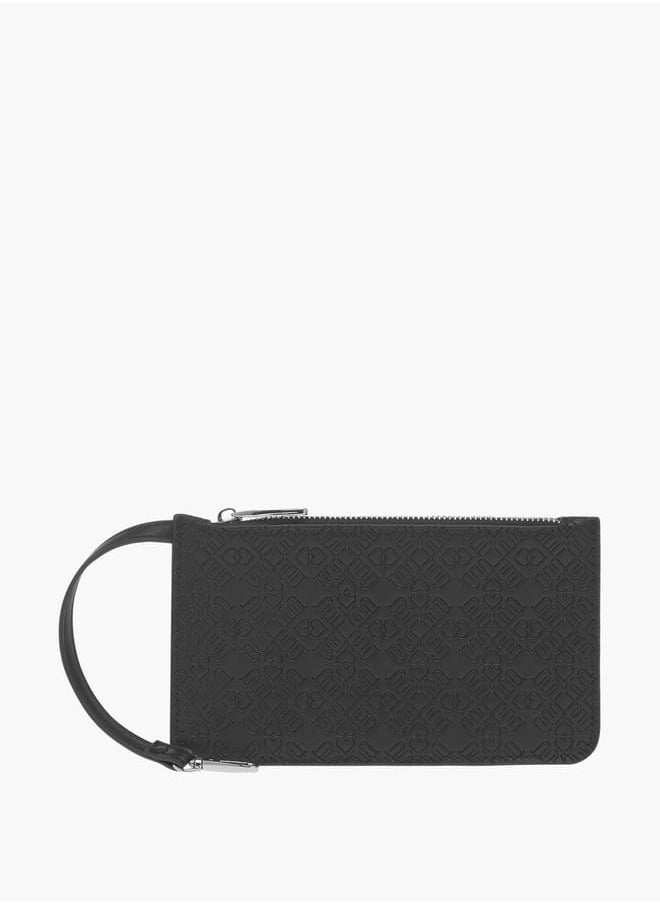 Womens Missy Monogram Textured Tote Bag With Wallet And Coin Purse