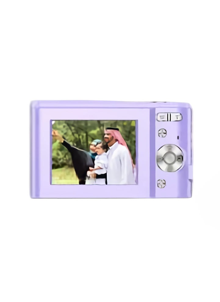 48MP Digital Camera, Compact And Portable Kids Camera, Rechargeable Lightweight Mini Camera, Durable Auto Focus Pocket Camera With Large IPS Display, (1pc, Purple)