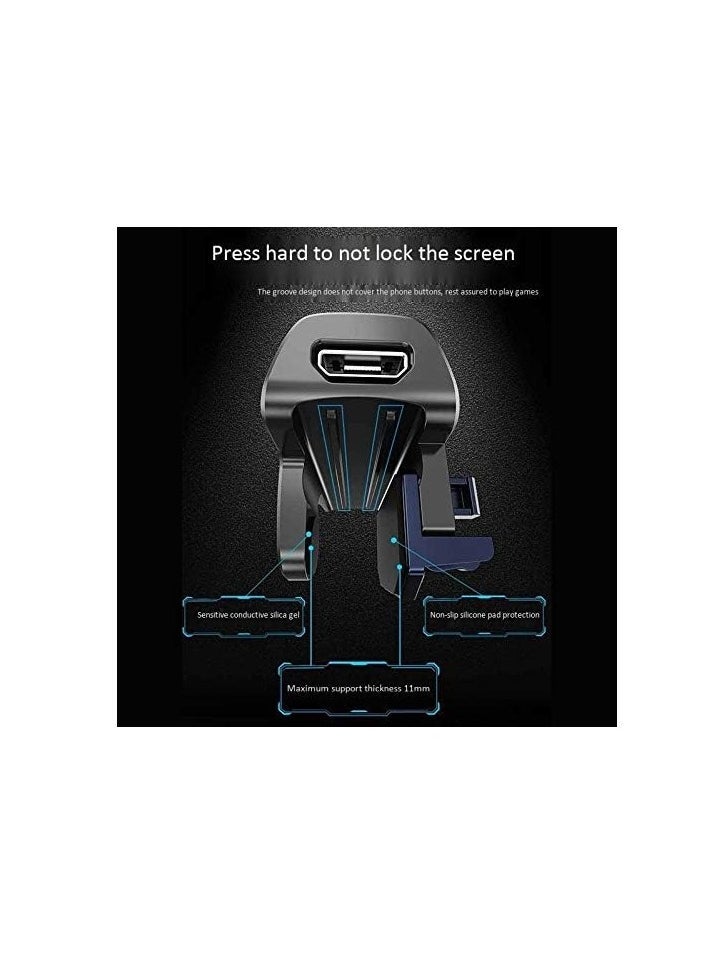 AK03 PUBG Mobile Controller Phone Fan Cooler Gamepad Joystick L1R1 Trigger Control for iOS/Android – Enhance Your Gaming Experience with Fast Response & Cooling Technology