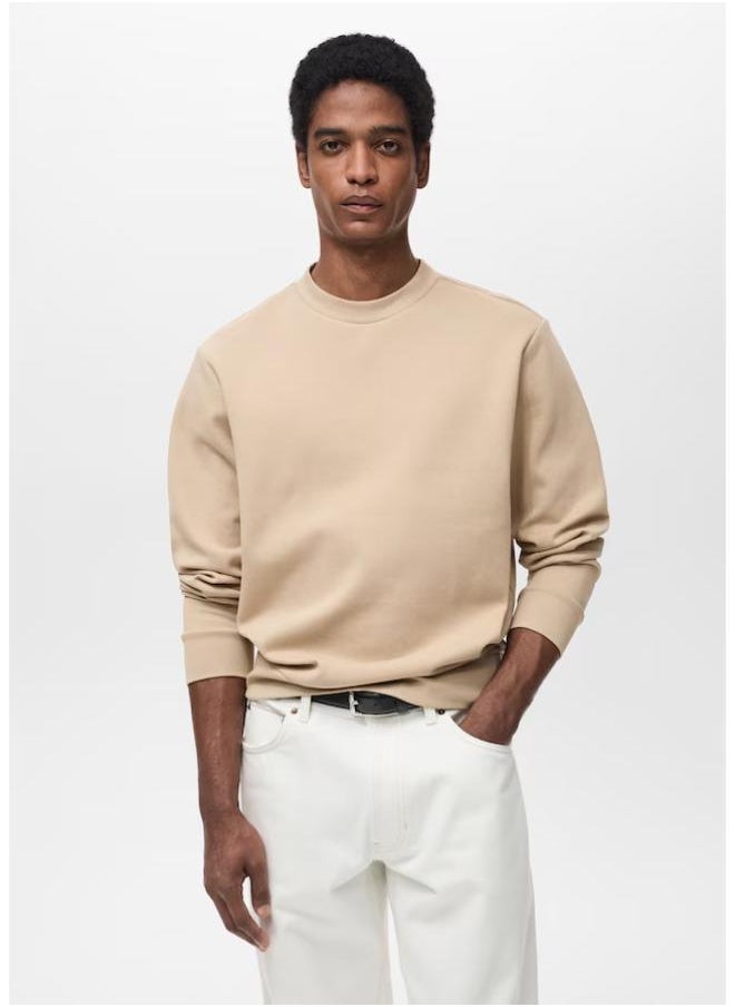 Regular-Fit Cotton Sweatshirt