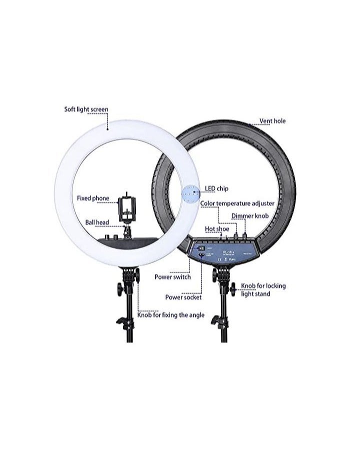 Mohrim RL-21 Ring Light: Flexible Brightness and Color Temperature for Perfect Lighting Anytime