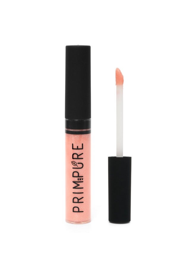 Natural Mineral Lip Gloss For Women And Teens - Longwear Cruelty Free - Highly Pigmented, Hydrating, And Moisturizing Formula - Made In Usa (Pearl Sheer Shade) Mint Flavor