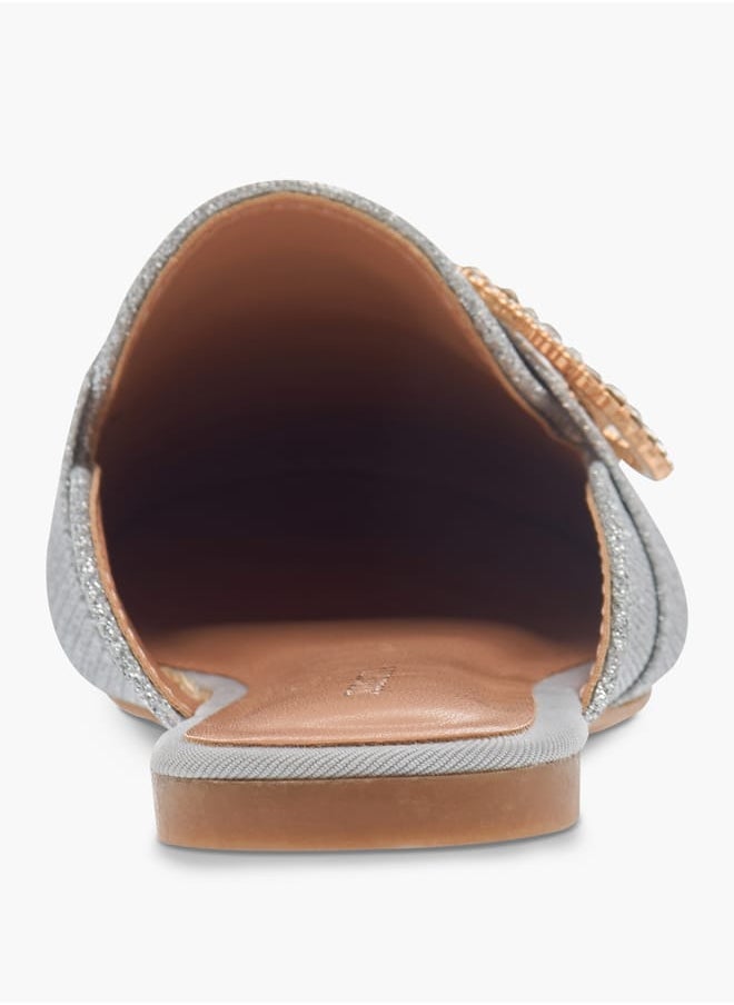 Girls Embellished Slip-On Mules Ramadan Collection