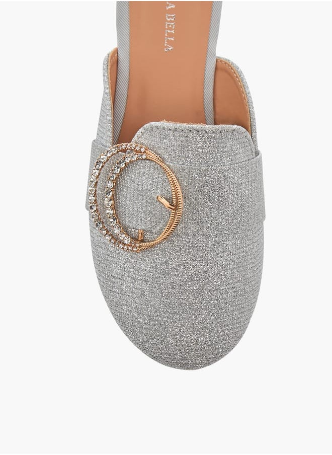 Girls Embellished Slip-On Mules Ramadan Collection