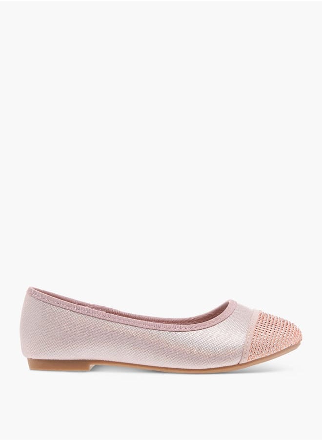Girls Embellished Slip-On Ballerina Shoes Ramadan Collection