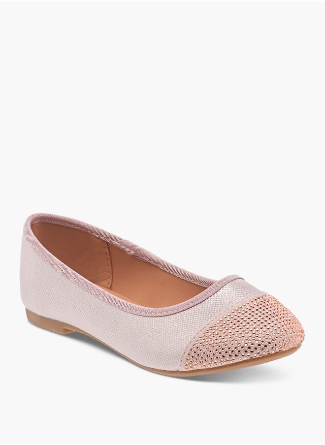 Girls Embellished Slip-On Ballerina Shoes Ramadan Collection